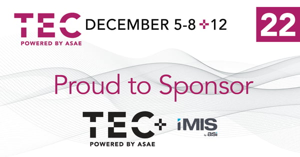 iMIS is a sponsor of ASAE TEC