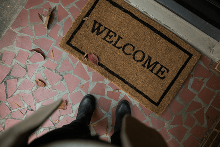 welcome mat -PostT