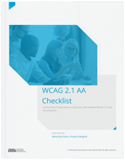 WCAG Checklist for RiSE Websites