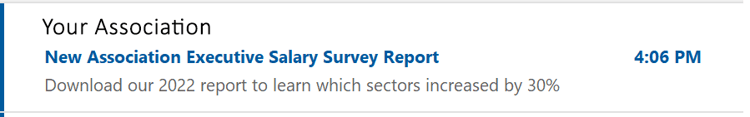 Association Email with Preview - "Download our 2022 report to learn which sectors increased by 30%"