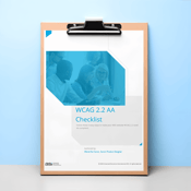 WCAG checklist for iMIS websites.