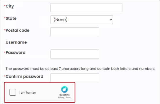To help strengthen site security, hCaptcha is now available as a verification option.