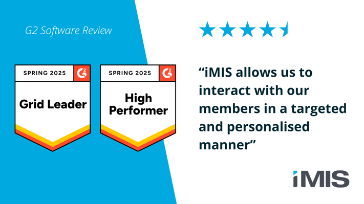iMIS review: "iMIS allows us to interact with our members in a targeted and personalised manner"