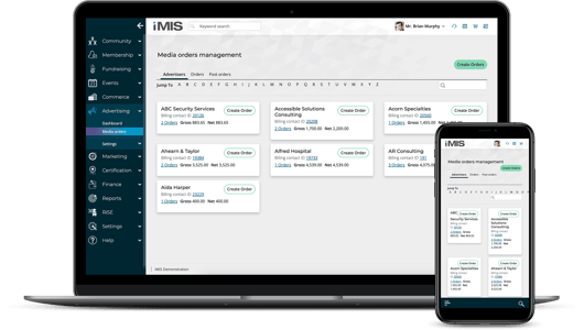 iMIS Advertising powered by SpaceMaster