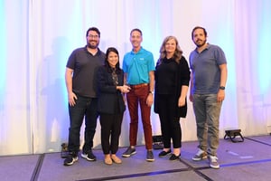 iMIS partners receive an award at the iNNOVATIONS Conference