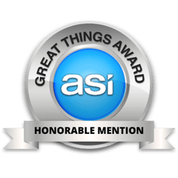 ASI Great Things Award Honorable Mention