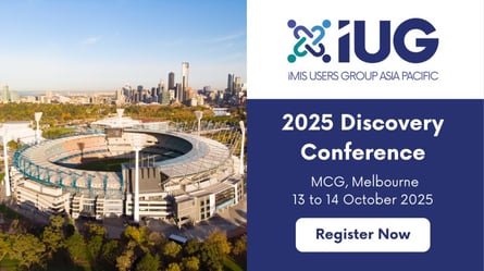 iMIS Users Group Asia Pacific's 2025 Discovery Conference.
