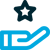 Icon - hand with star above it