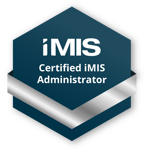 Certified iMIS Administrator badge