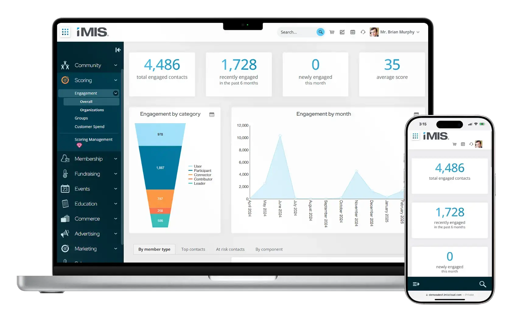 iMIS is an EMS that helps improve the member journey through Engagement Scoring, task automation, and more.