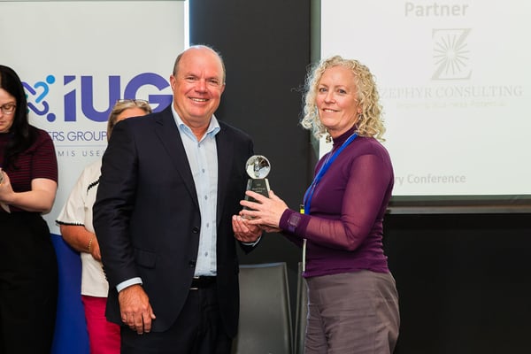Growsafe accepts a Great Things Award for Digital Transformation at the iMIS Users Group Asia Pacific 2025 Discovery Conference.