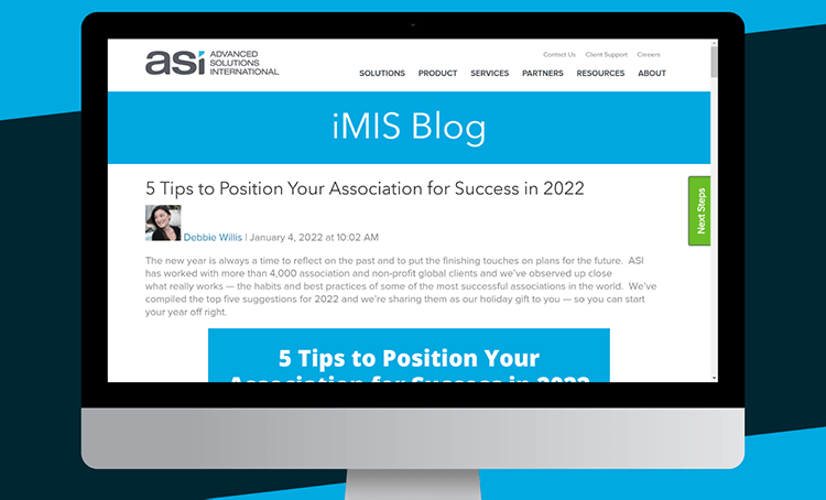 iMIS Blog Announcement