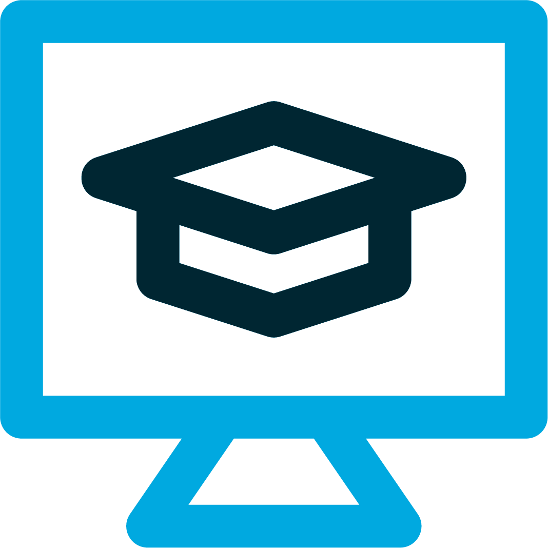 Online learning icon