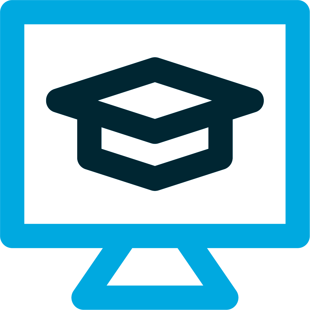 Online learning icon